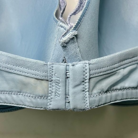 Soma Blue Embroidered Lightly Lined Cups Adjustable Strap Bra 36C - Picture 6 of 13